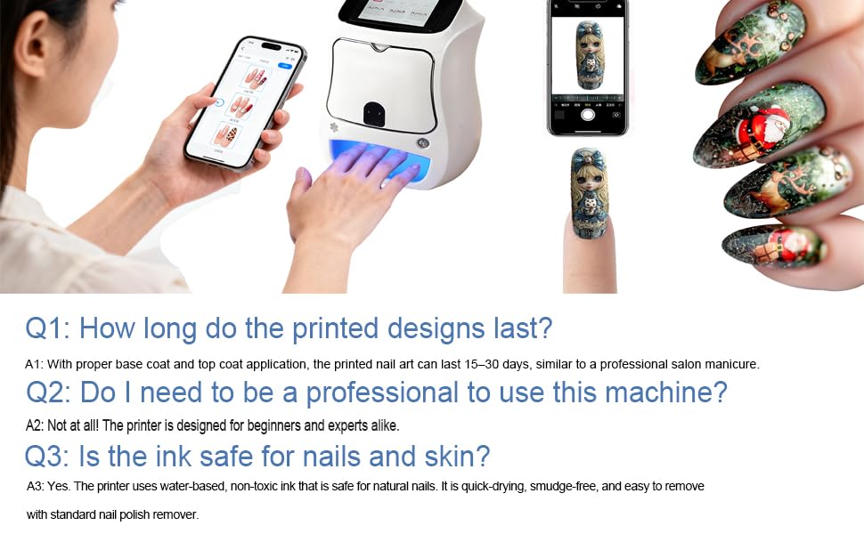 ネイルプリンター　ideas for nail art auto nail Amazon.com: Automatic DIY Nail Art Printer Machine,3D Digital