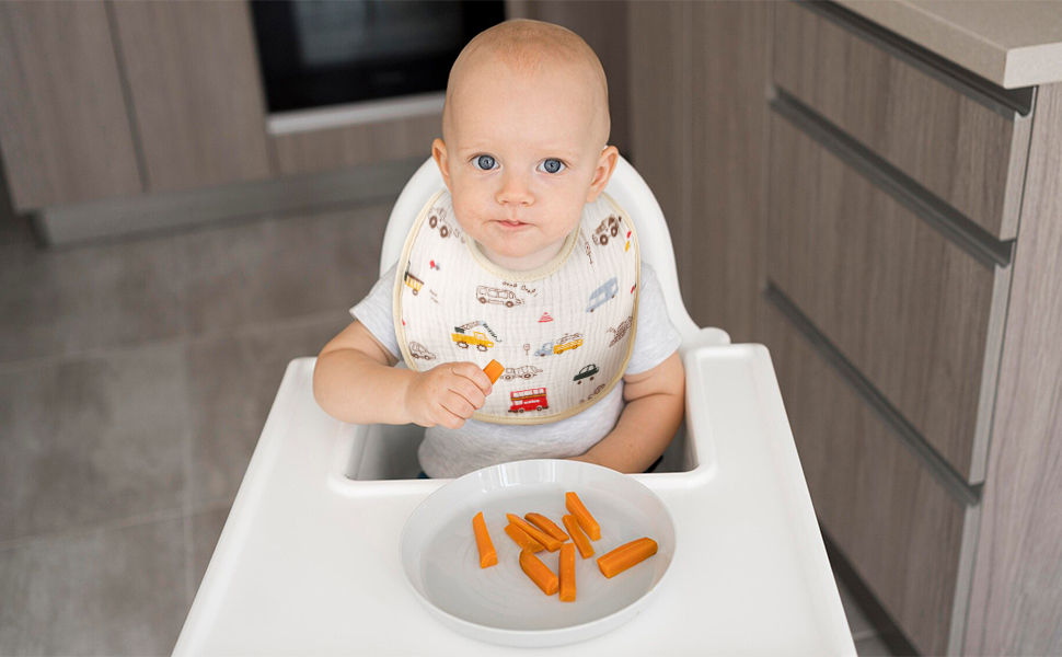 waterproof baby feeding bibs