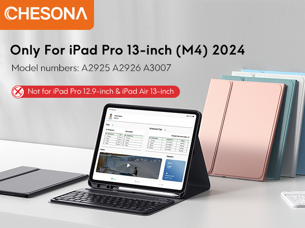 iPadケース iPad - CHESONA H1 pro ipad pro 12.9 CHESONA Rugged Series Keyboard Case for iPad Pro 12.9