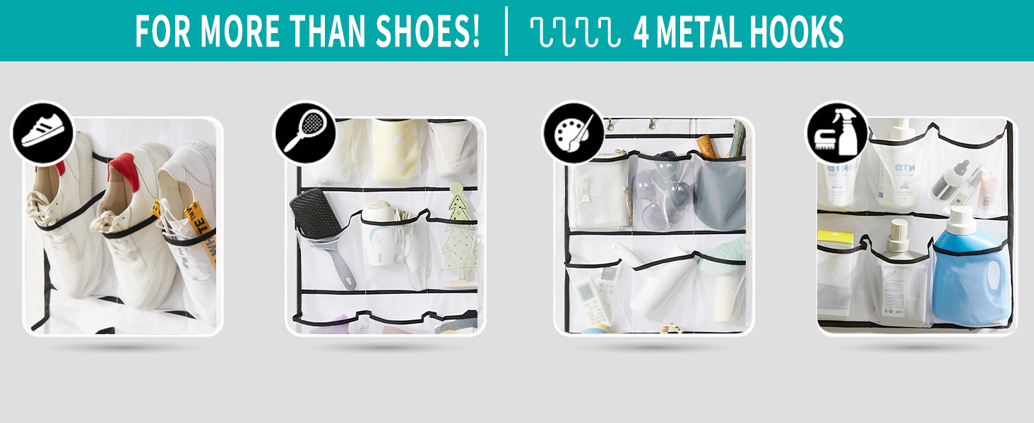 YOUDENOVA Over Door Shoe Organizer, Door Shoe Rack 28