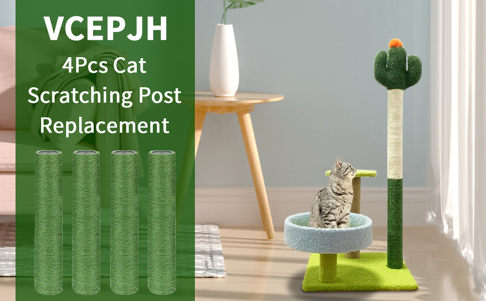 VCEPJH Replacement Scratching Post for Cat Tree
