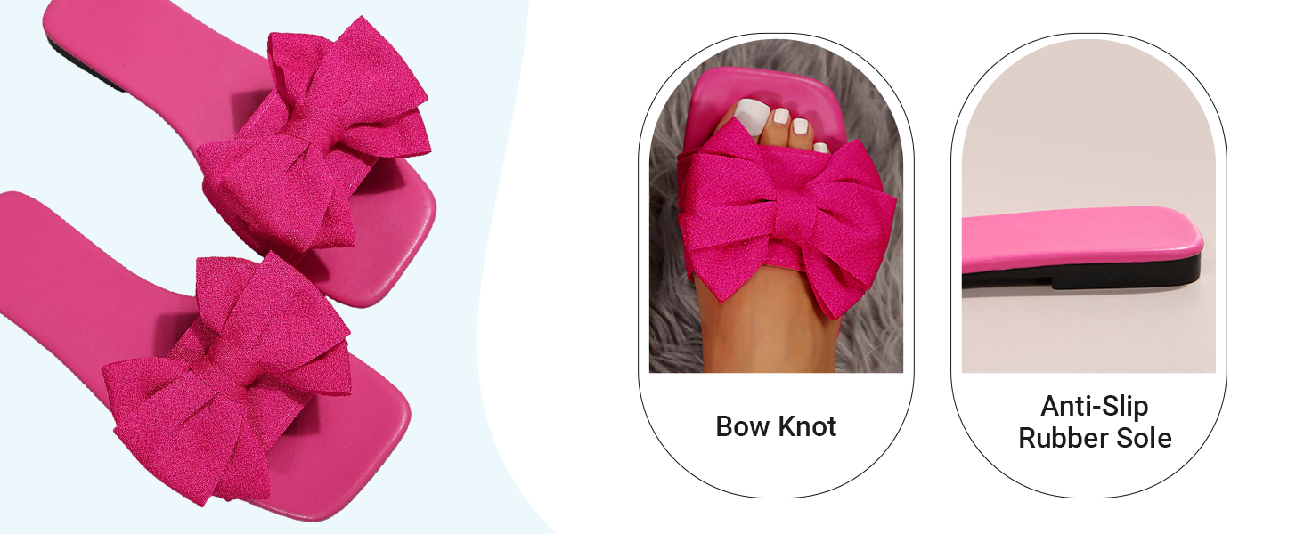 bow sandals for women pink sandal