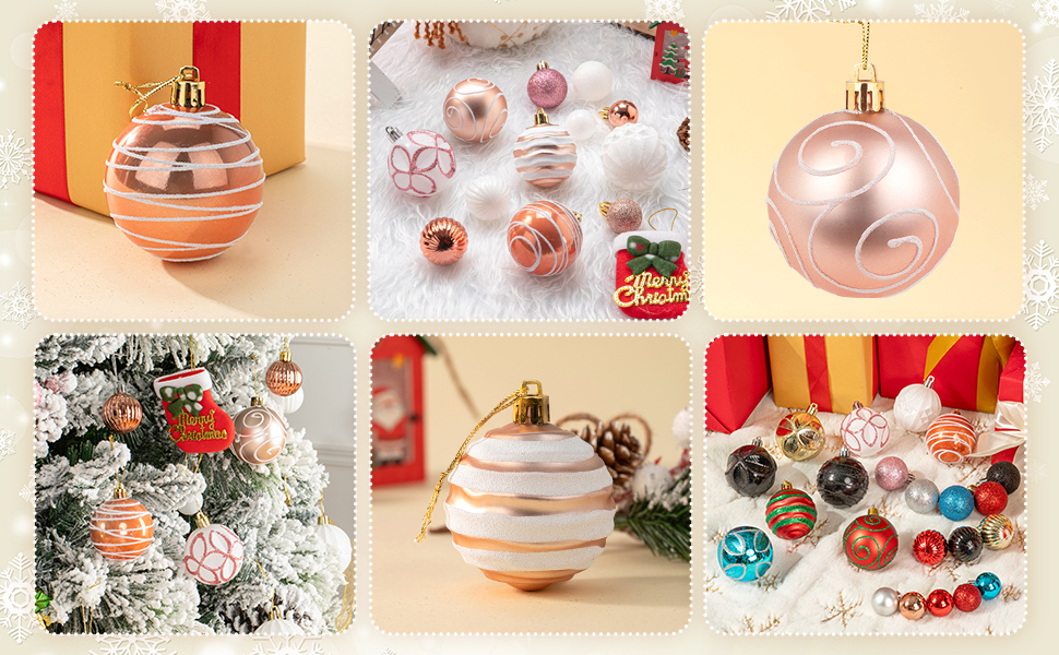 Xmas Tree Decoration Decorative Hanging Balls