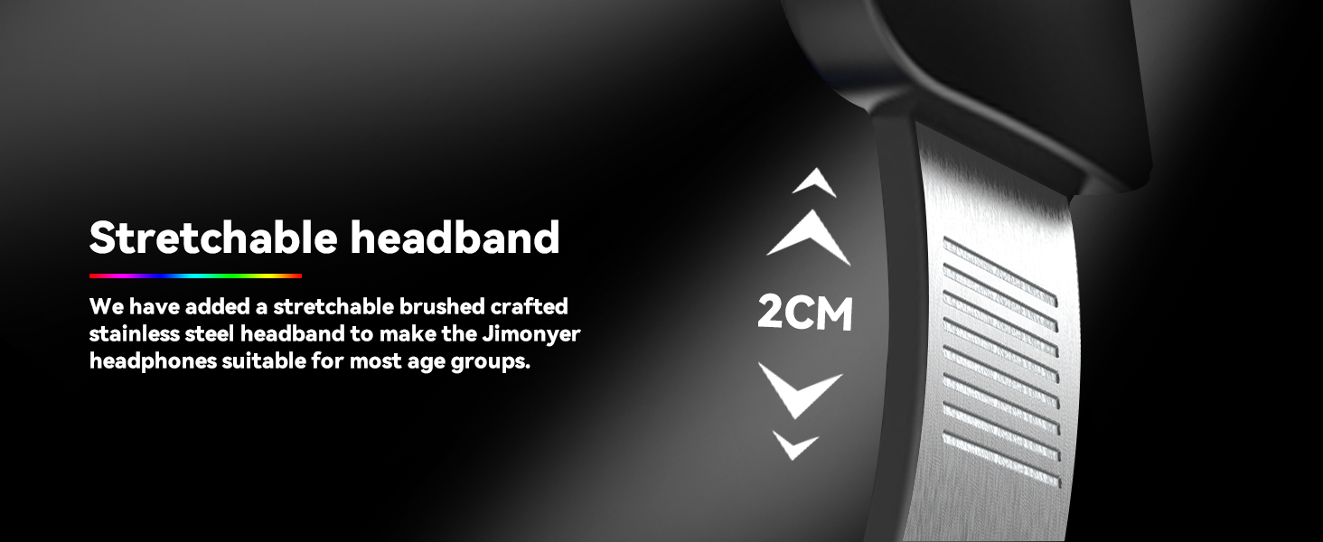 Stretchable Headband Gaming Headsets