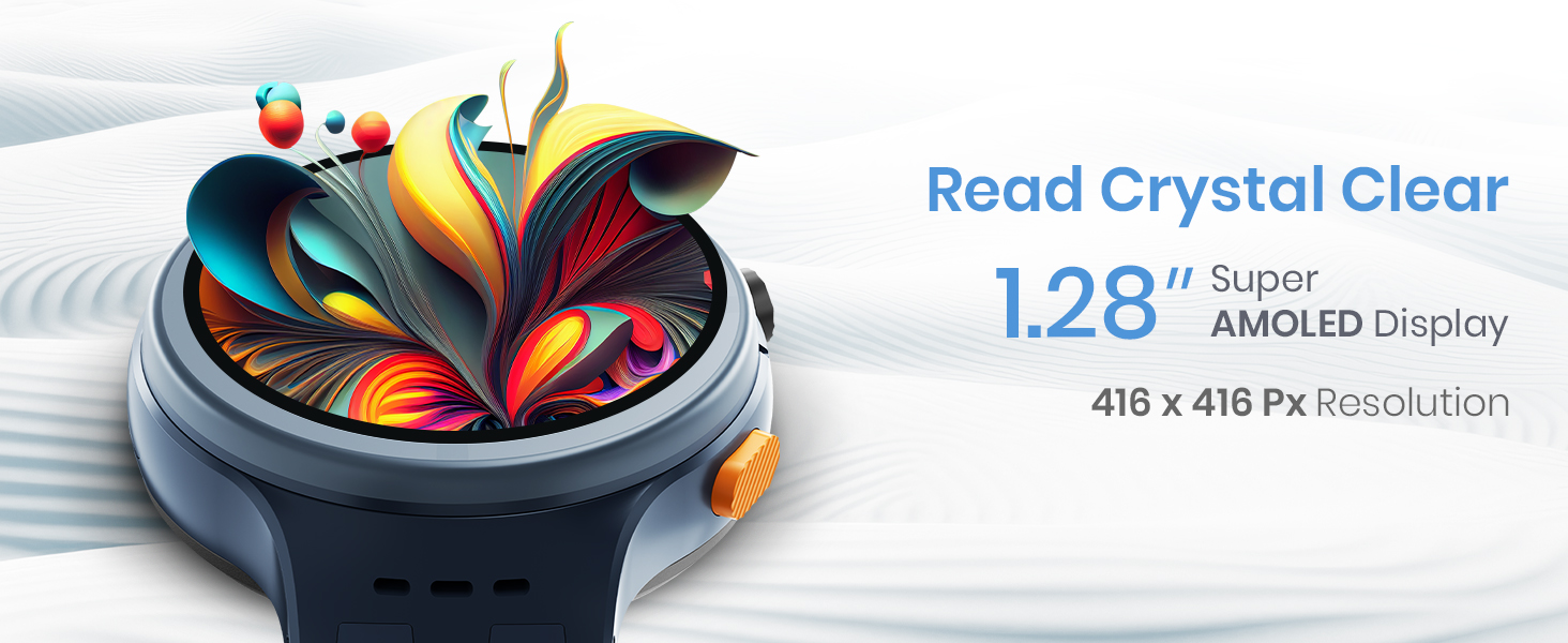 1.28" Super Amoled Display