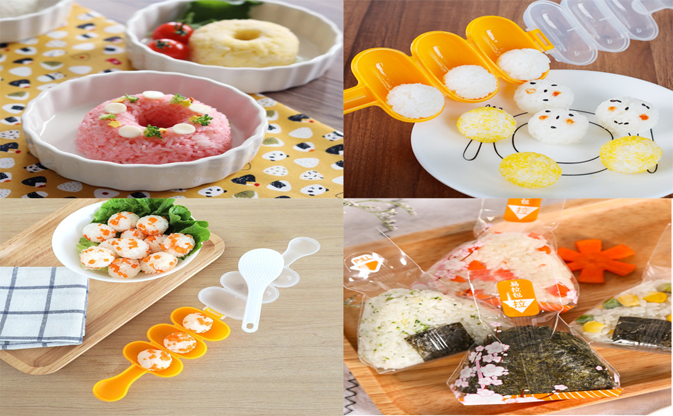 Sushi Shake Rice Ball Mold