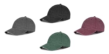 Cooltto Vintage Washed Distressed Baseball Cap Unstructured