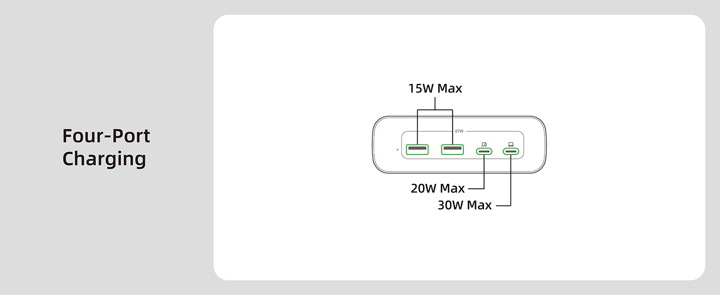 6 in 1 Power Strip