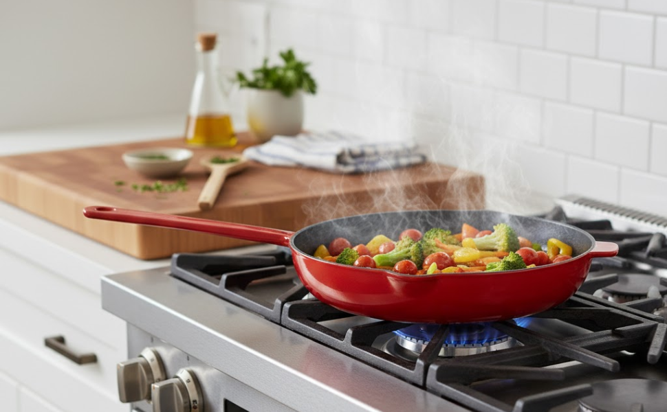 SPN-E2FA Frying Pan with lid