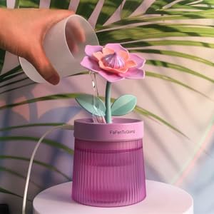 Cute Bionic Watering Flower Desk Humidifiers