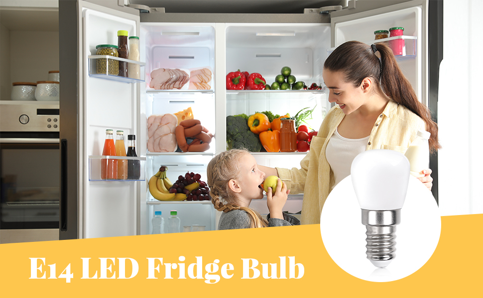 Klarlight Fridge Light Bulb E14 LED Screw Fridge Bulb 2.5W Fridge Bulbs