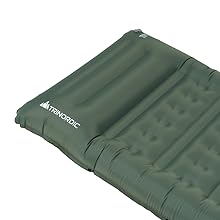 Integrated pillow, Sleeping pad, roll mat, camping mat