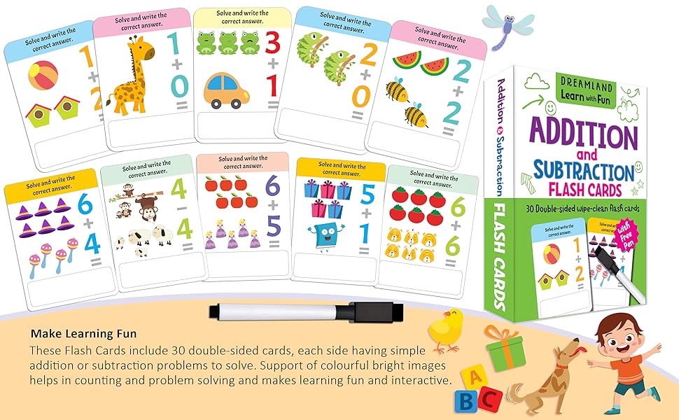 Buy Flash Cards Addition and Subtraction? 30 Book Online at Low