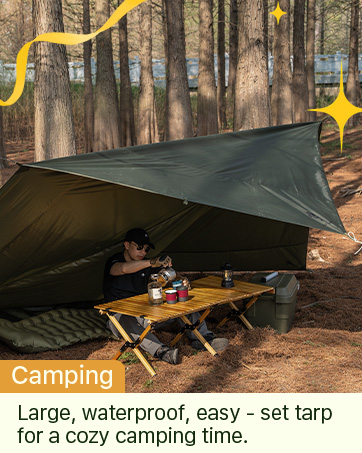 camping tarp