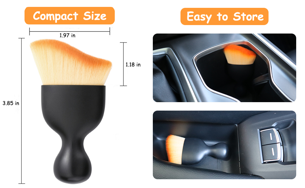 2PCS Car Interior Brush Automotive Interior Dusting Brush