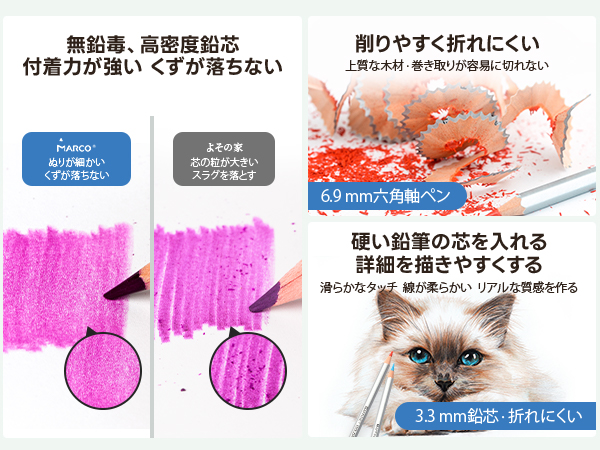 抽象画 色鉛筆画 木製フレーム付き 0_253b745c775f9bea4792826a3689