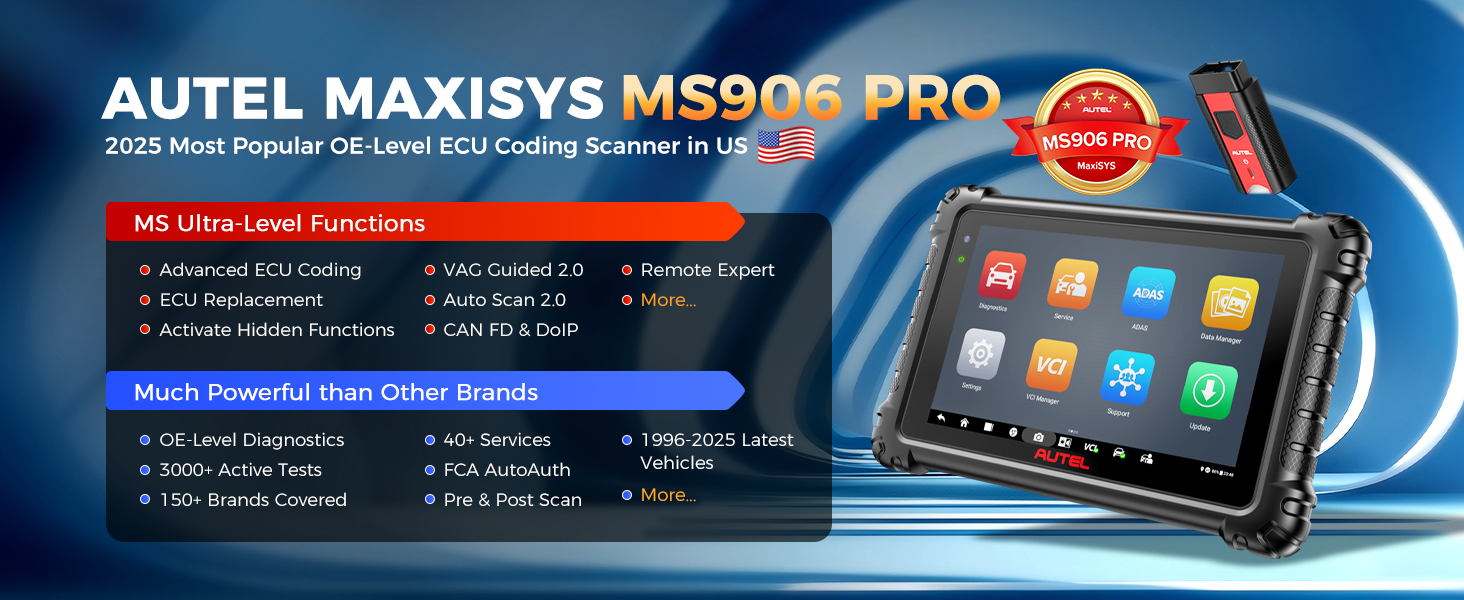 Autel MaxiSYS MS906 PRO Scanner-A+1