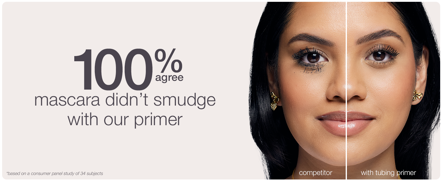 100% agree mascara didnt smudge with our primer