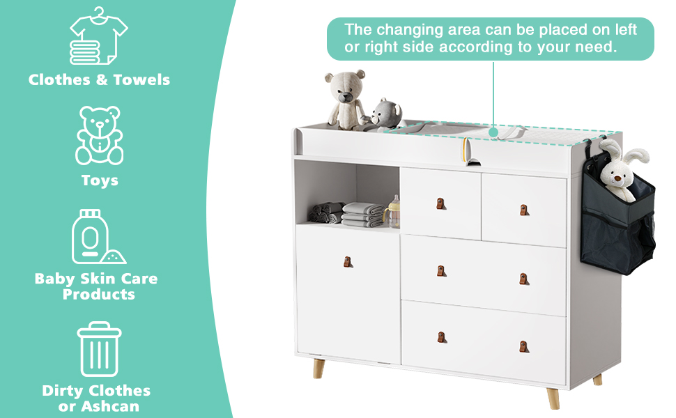 baby changing table dresser