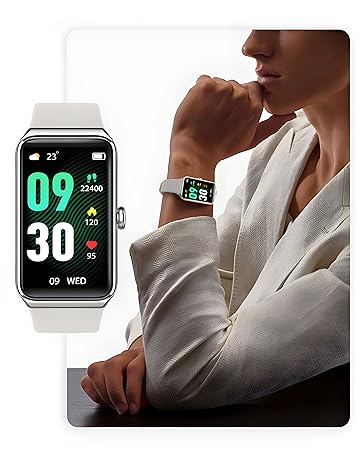 Health Fitness Tracker-white