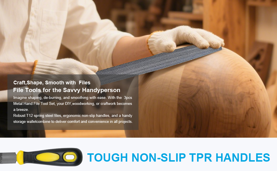 Metal Hand File Tool Set; File Tools