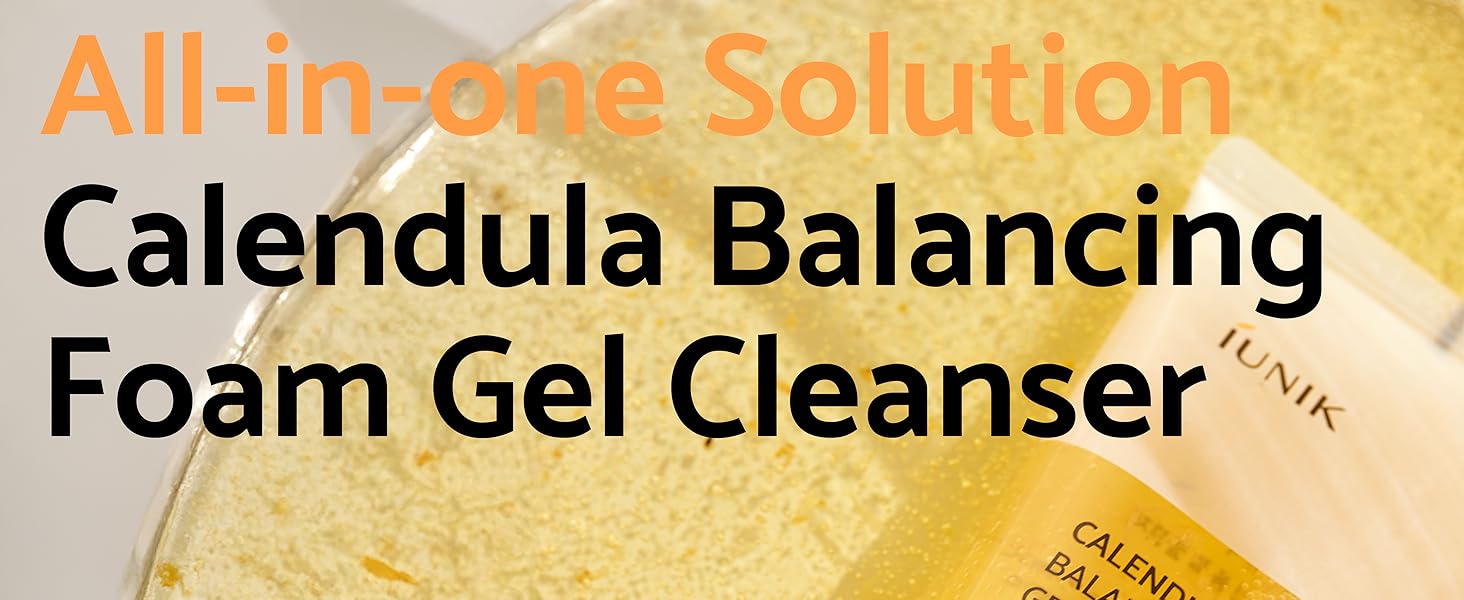 Calendula Cleansing Foam Cleanser Effective Mild Gentle Soothes Soothing Calm Calming Foam to Gel