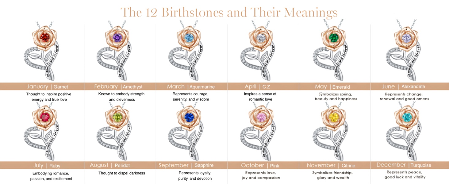 Birthstone Necklace