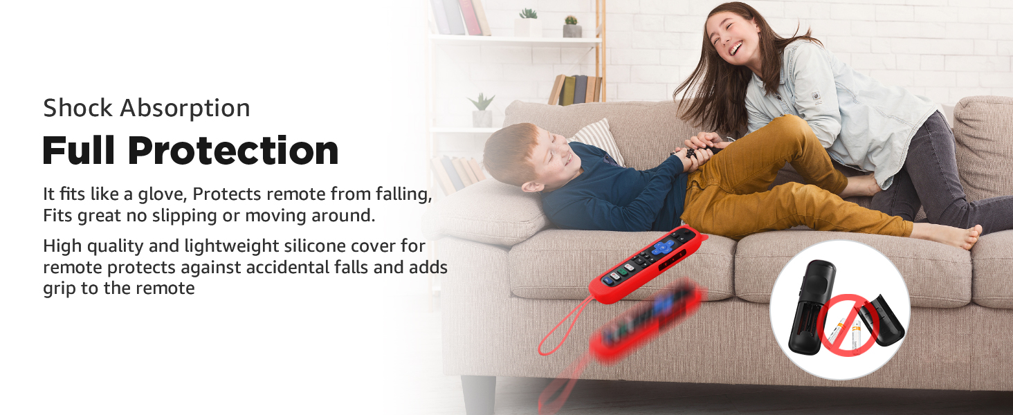 roku tv remote cover