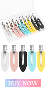 20pcs no bend hair clips in 5 colours (Pink, White, Black, Yellow, Green)