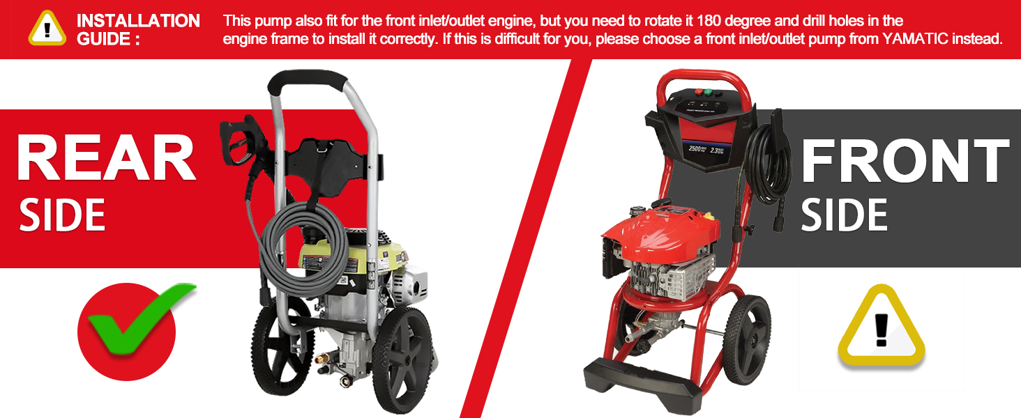 GCV190 pressure wsher pump