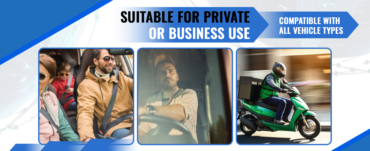 Suitable for private and business use gps tracker