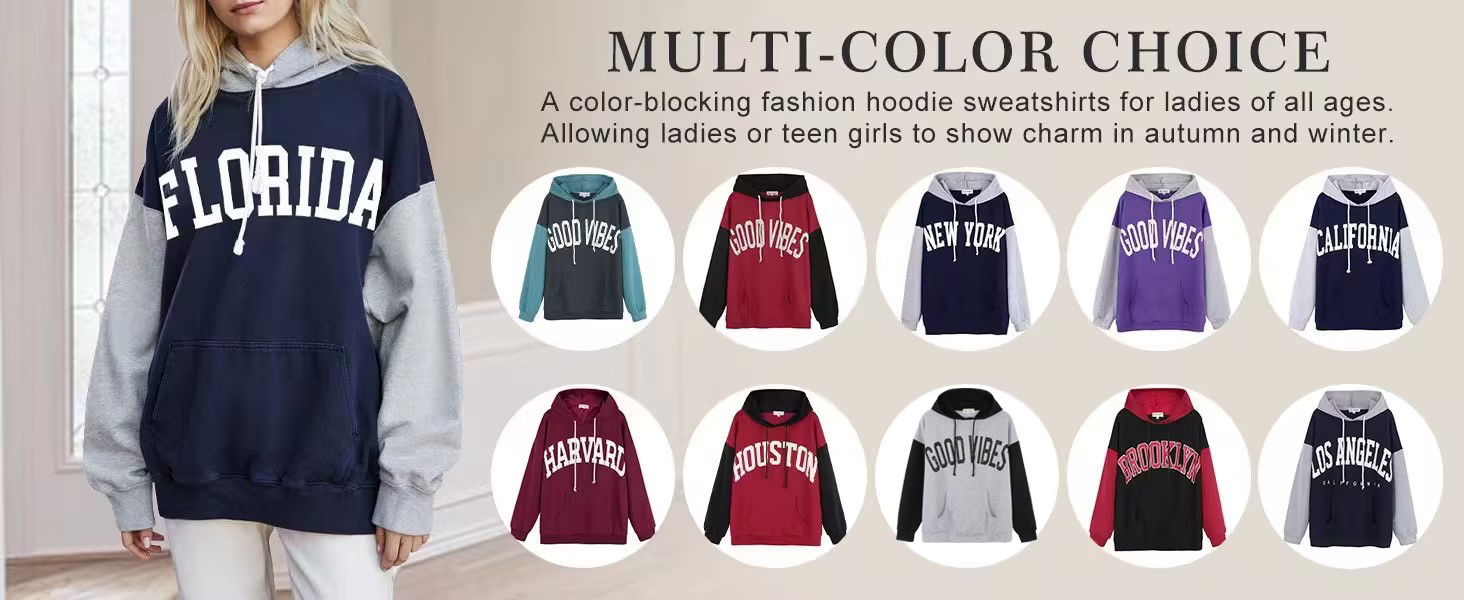 womens hooded sweatshirts