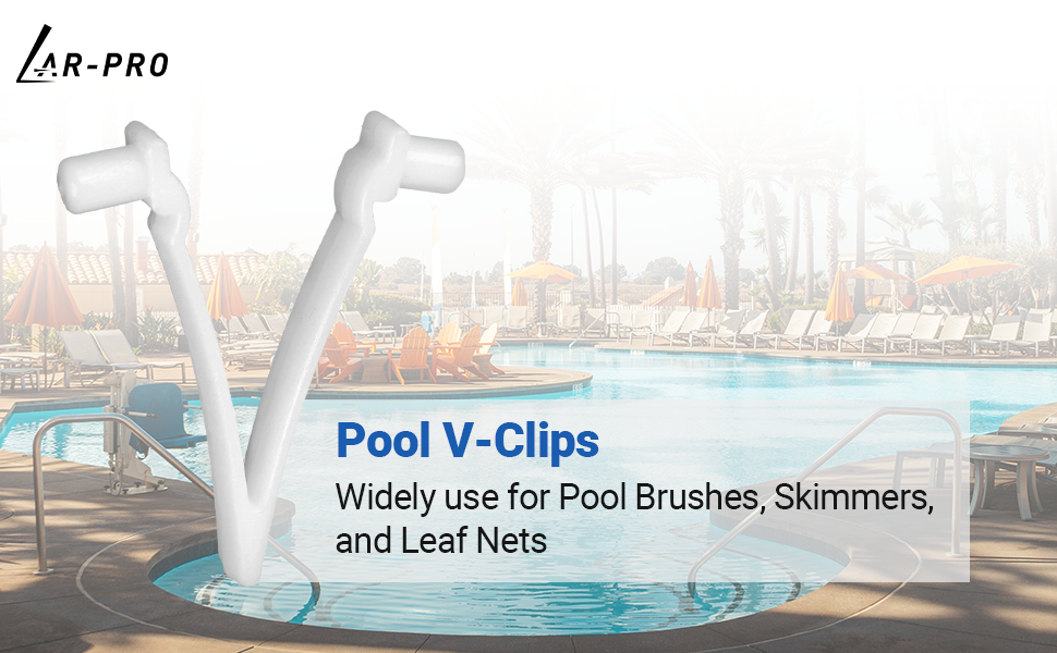 (21Pack) ARPRO Replacement Pool VClips Pool Brush
