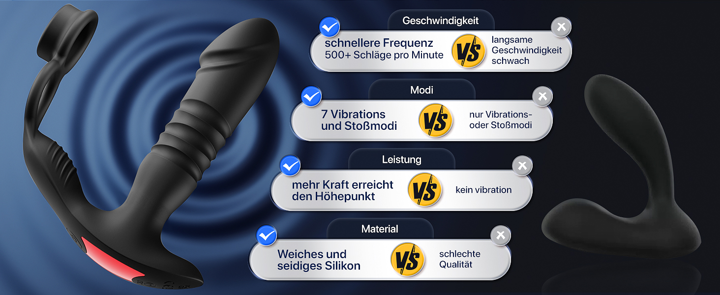 Seksspeeltjes mannen anale vibrators voor mannen schokfunctie prostaatstimulator seksspel