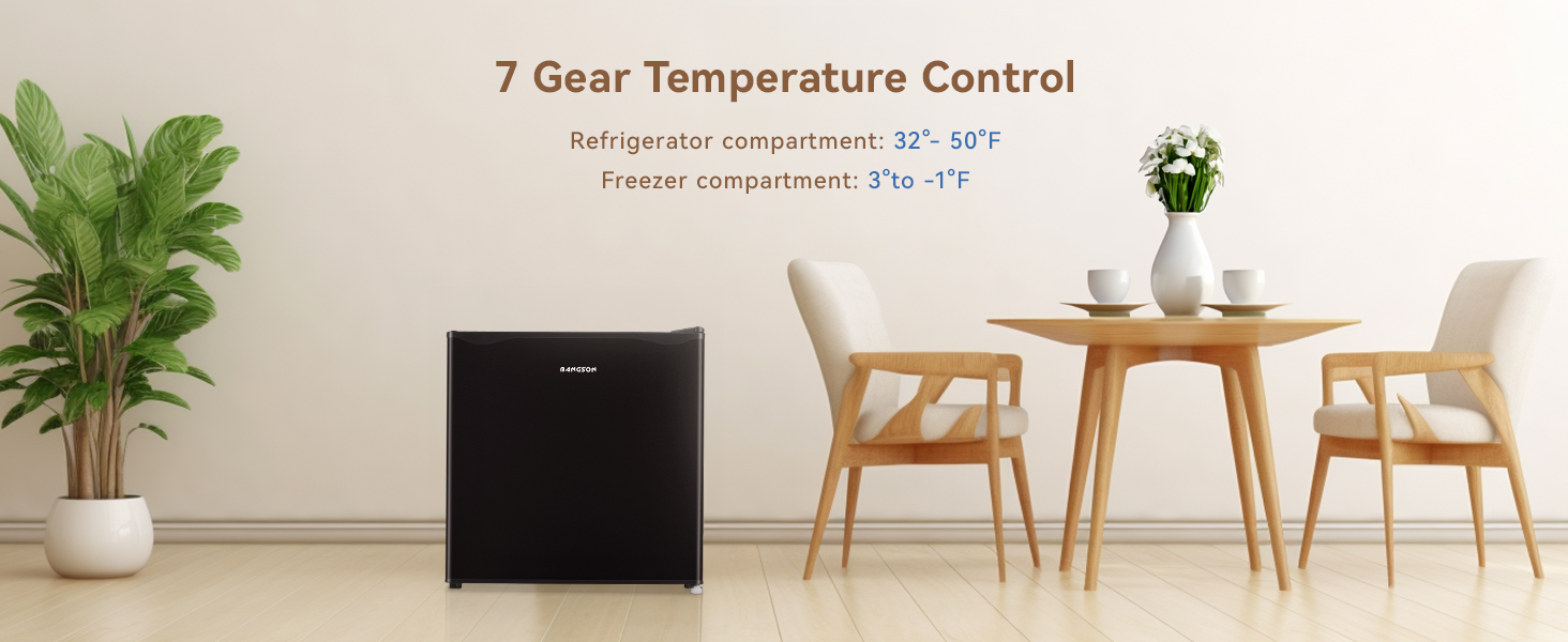 mini fridge with bedroom