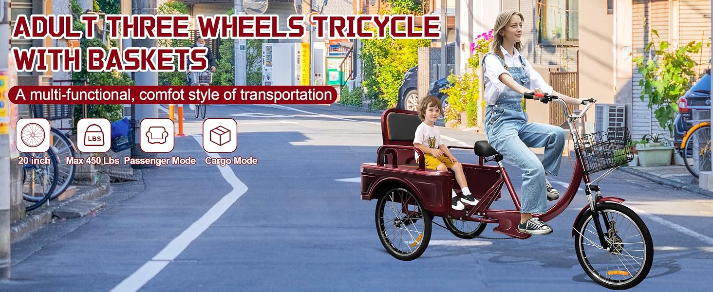 three wheel bikes