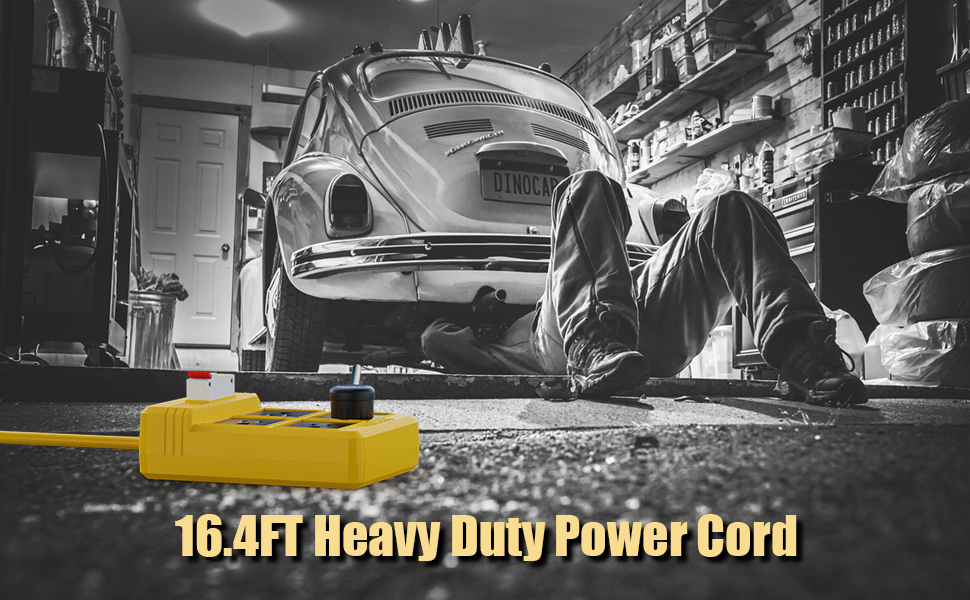 SAFEMORE GFCI Power Strip Surge Protection Heavy Duty