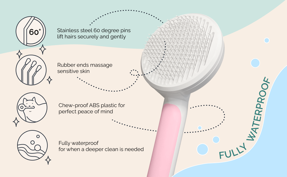 Hepper Deshedding Cat Brush For Shedding Your Cat or Kitten