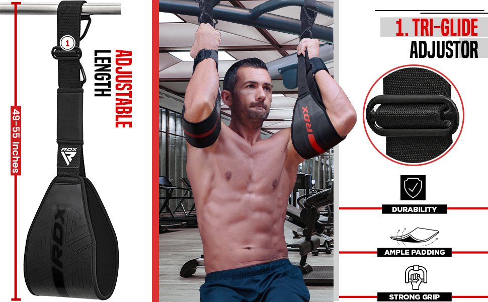 RDX Fitness Hanging AB Straps for Abdominal Muscle Building and Core