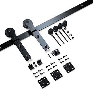 Bi-Folding Sliding Barn Door Hardware Kit