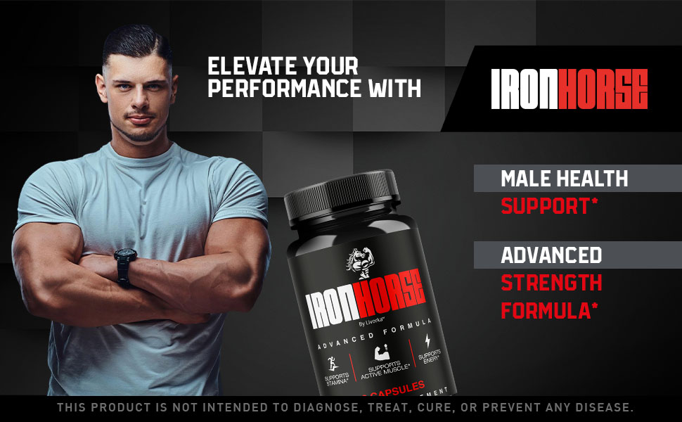 iron horse pills supplement ironhorse advanced natural formula premium capsules support