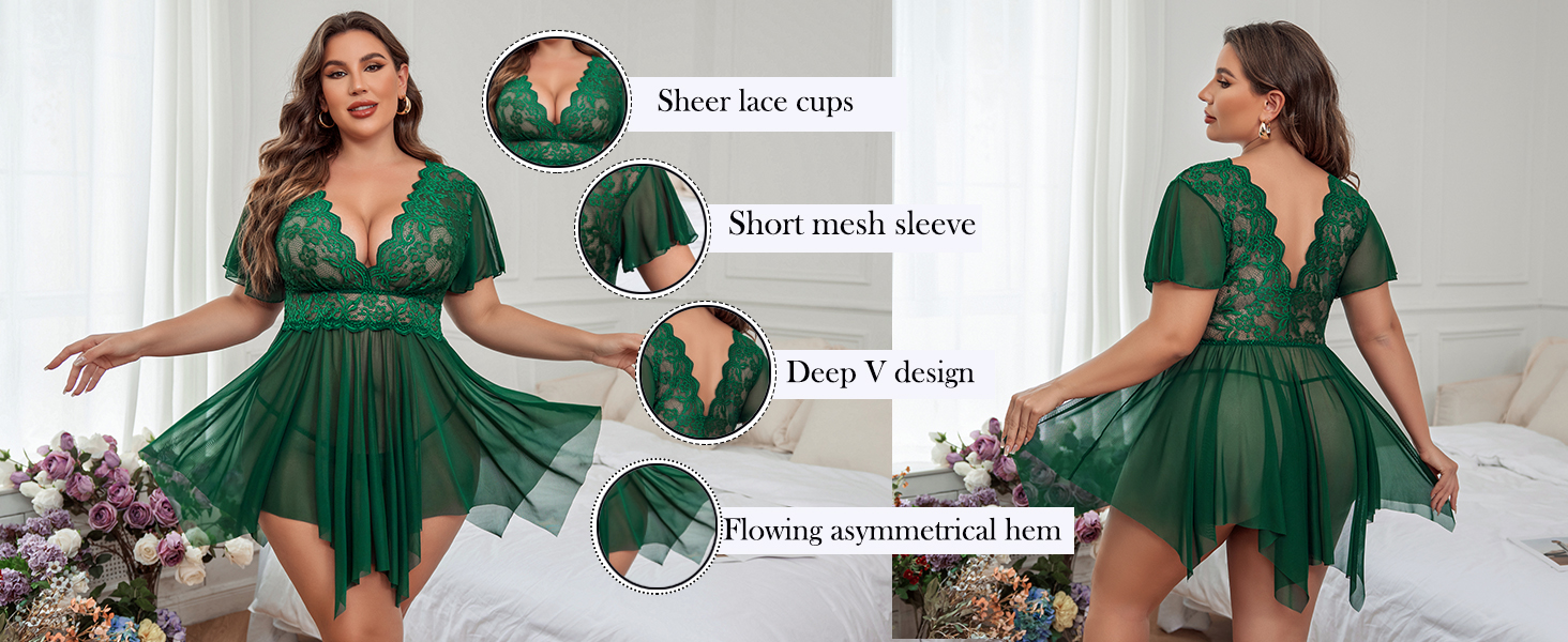 lingerie for women plus size