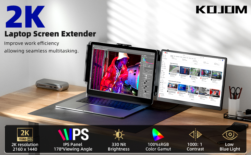 2k laptop screen extender