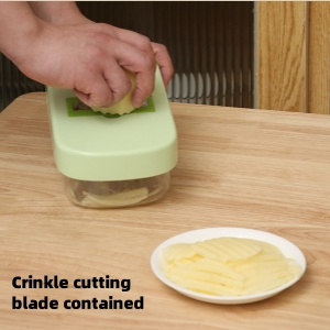 Multifunctional Vegetable Chopper with 8 Blades Finger Guard