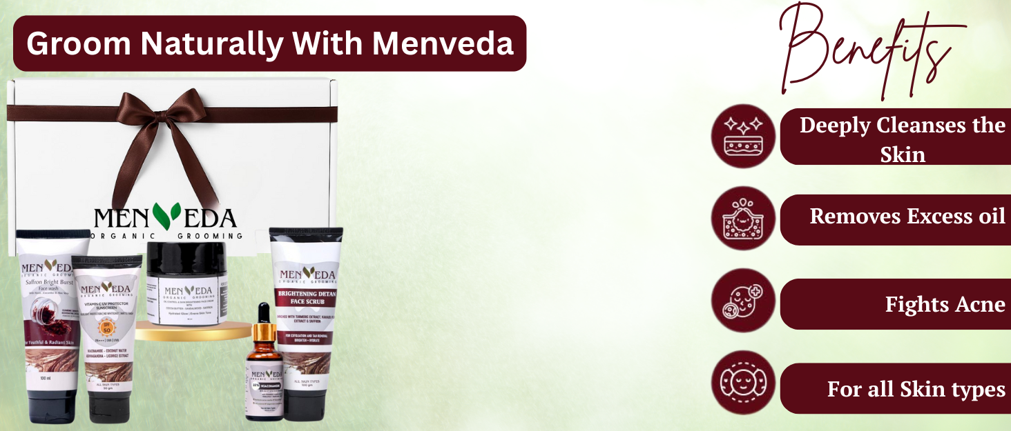 Rakshabandhan gift brothers facewash men birthday hamper skincare kit scrub moisturizer sunscreen