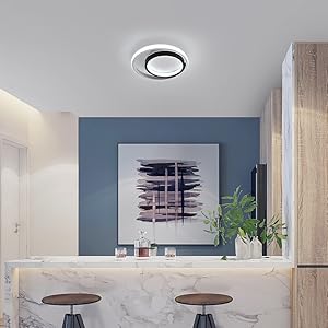 Plafonnier Led 33W 3300lm, Lampe De Plafond Rond Moderne, Luminaire Plafonnier 6000K Lumière Blanche Froide, Pour Cuisine, Salon, Chambre, Salle à Manger 14 4