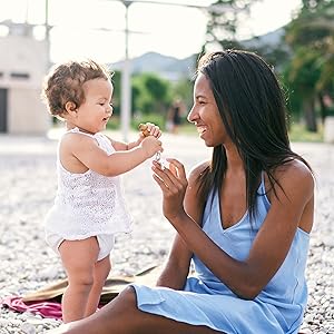 Little Girl with mum