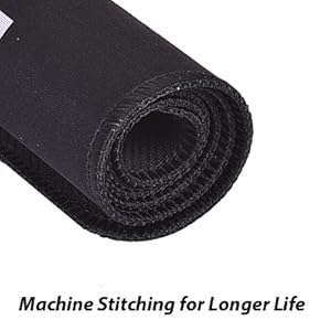 Machine stitched for long life