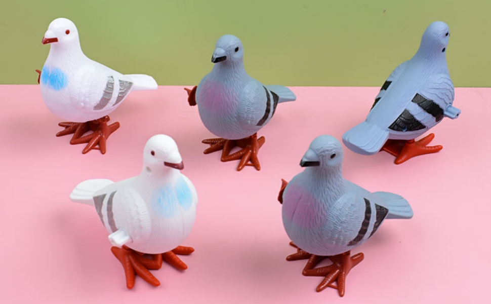 Amazon.com: LUOZZY 4pcs Wind Up Dove Toys for Kids - Jumping