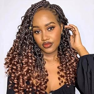 Goddess Box Braids Crochet Hair For Black Women 